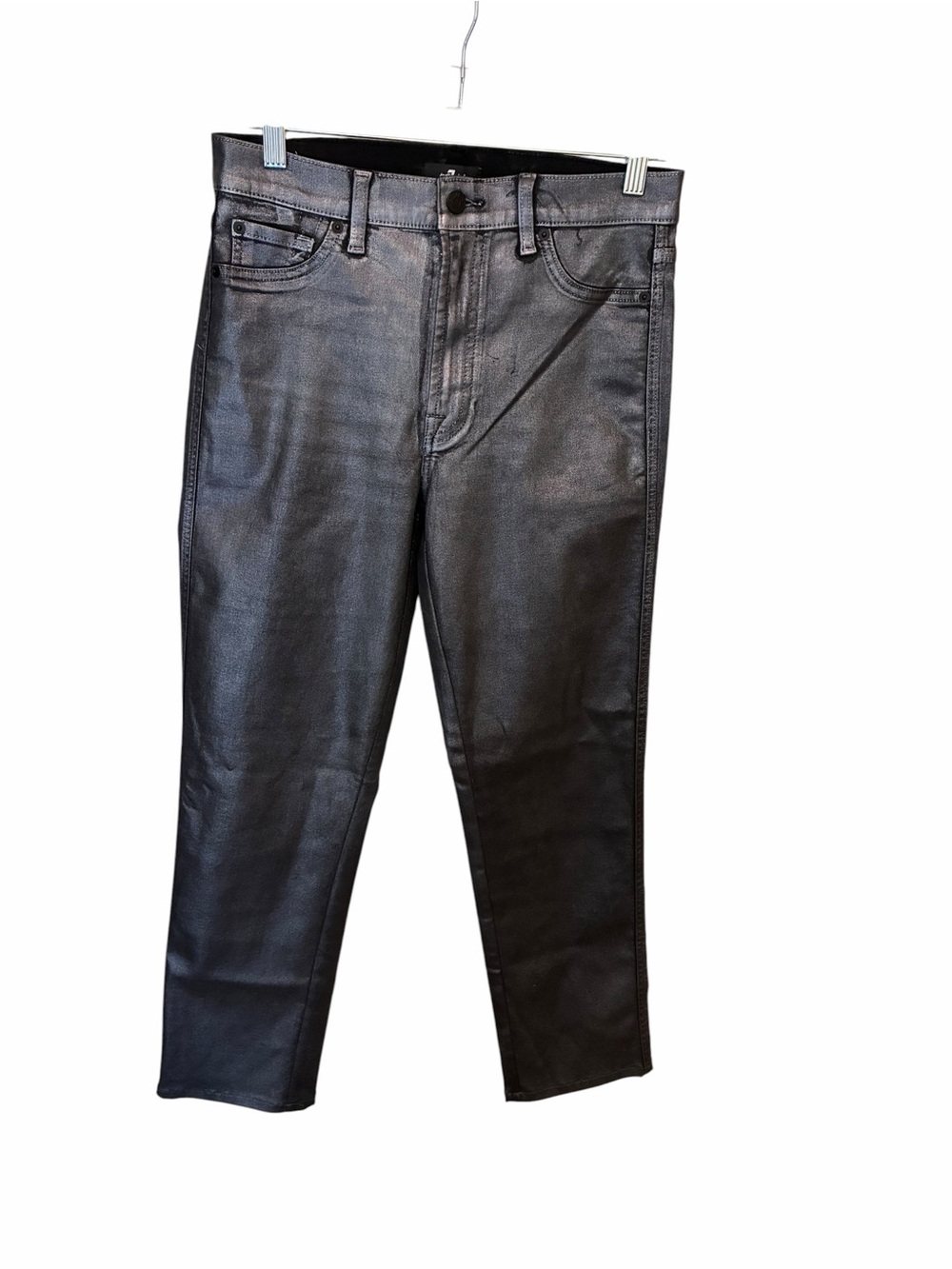 7 for All Mankind Metallic Slim Jeans - Picture 7 of 16